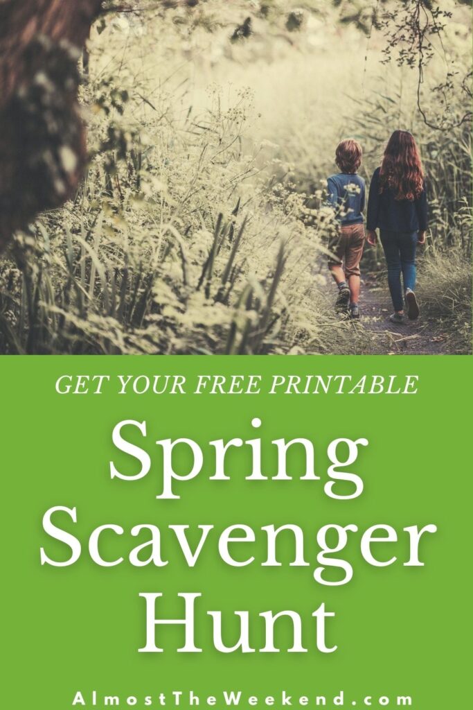 Spring Scavenger Hunt Free Printable